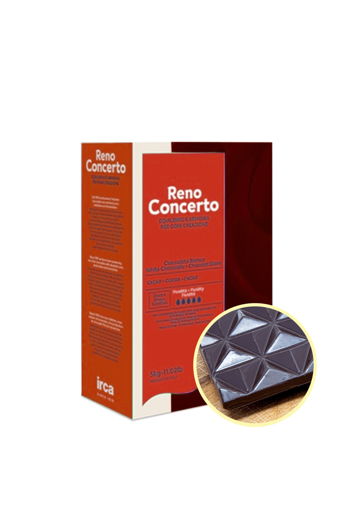 IRCA Reno CONCERTO FONDENTE 72% IRCA Reno CONCERTO FONDENTE 72%